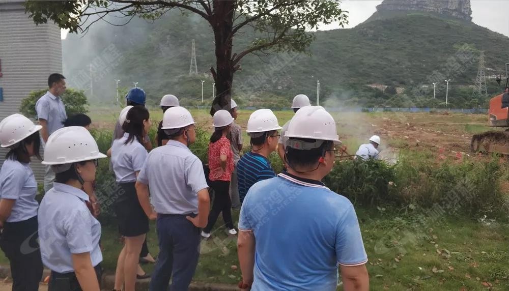 桂林鴻程機電設(shè)備有限公司廠區(qū)2#生產(chǎn)廠房開工大吉！